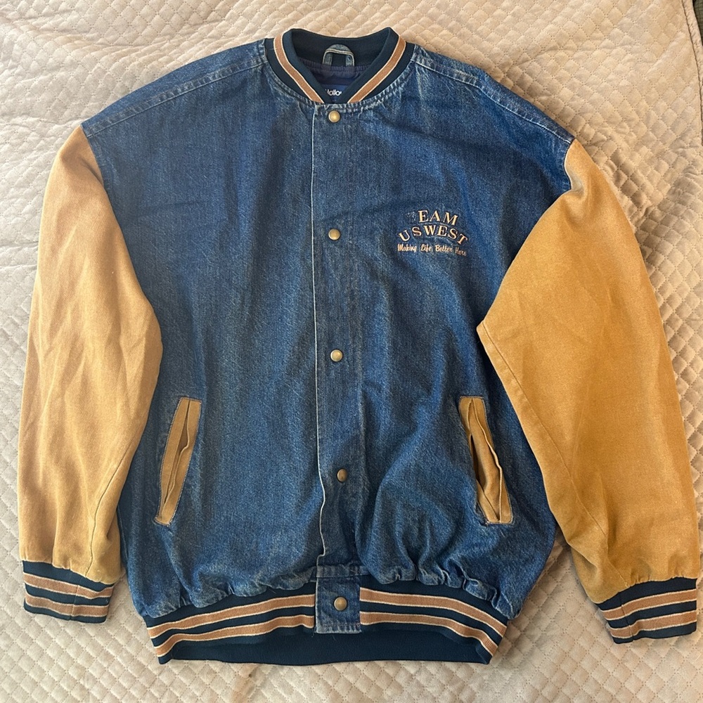 XXL Bomber Varsity Jacket Team U.S. West Holloway